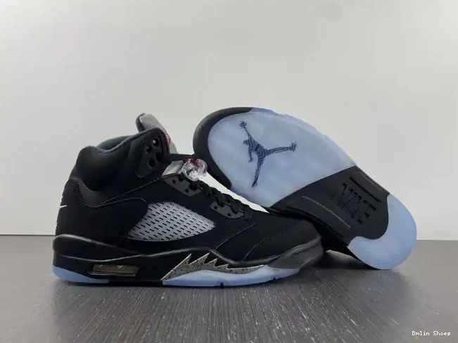 Bmlin Shoes Retro 845035-003 Jordan Metallic 5 (2016) Black 0607